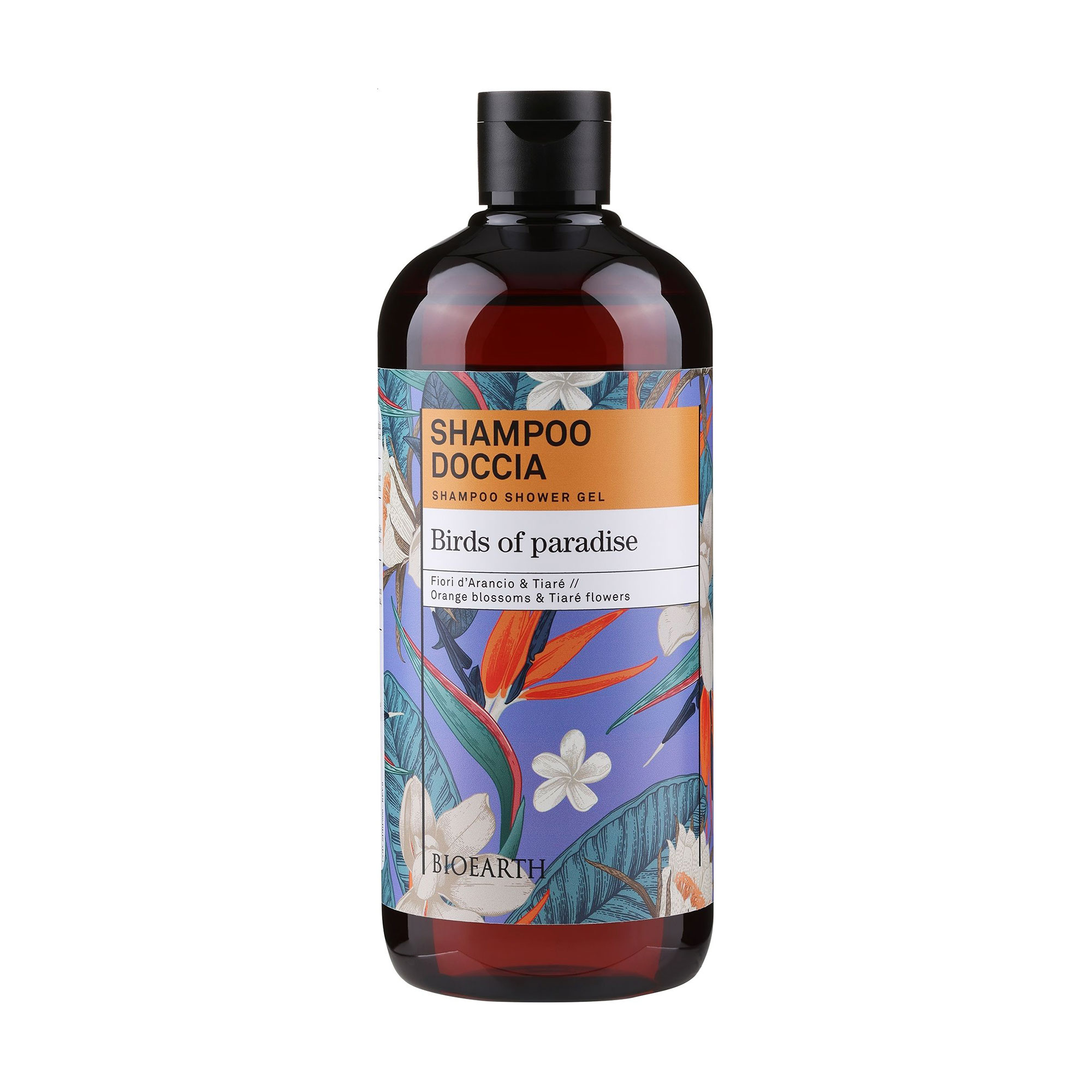 Шампунь-гель для душу Bioearth Birds Of Paradise Shampoo Shower Gel Райська пташка, 500 мл
