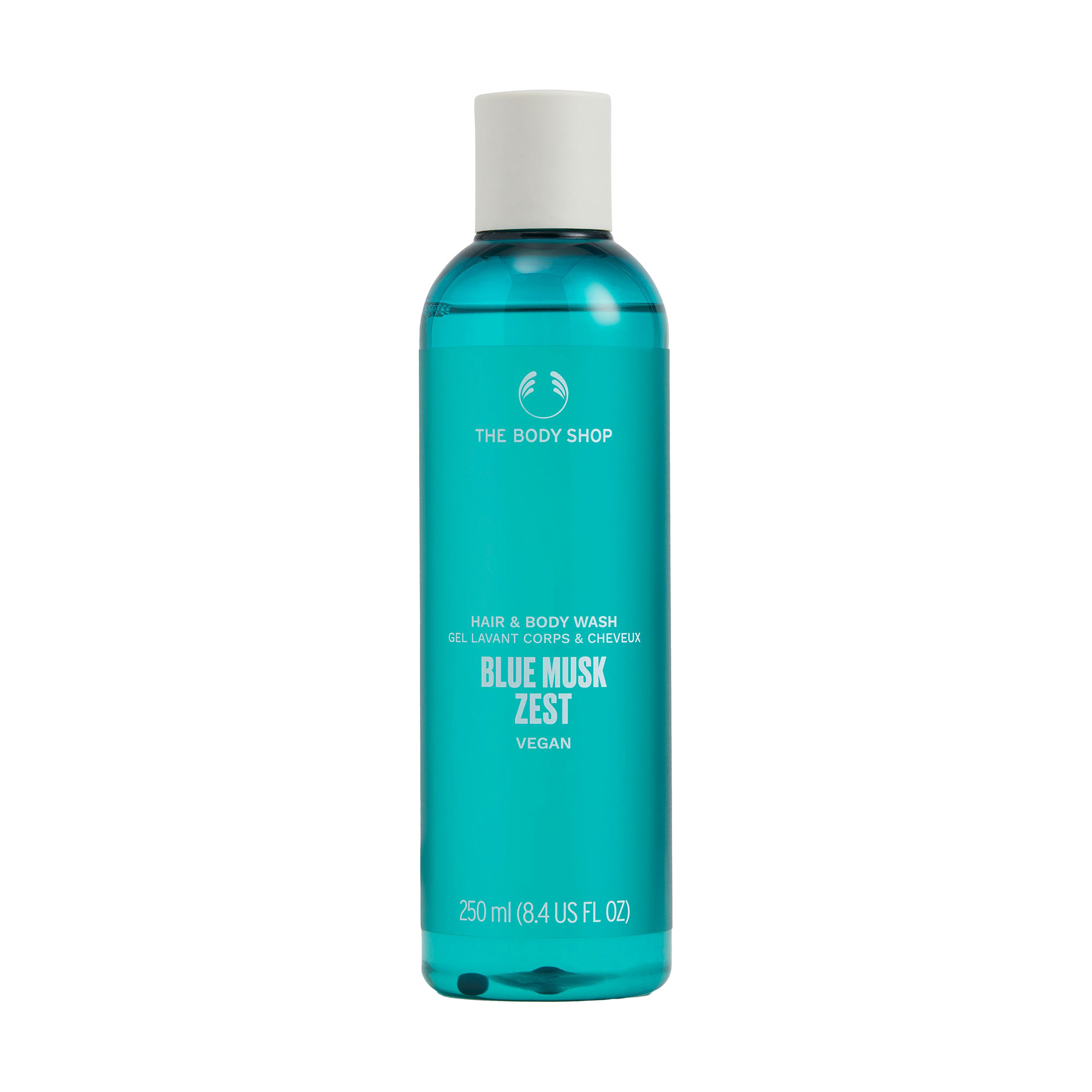 Шампунь-гель для душу The Body Shop Blue Musk Zest Hair &amp; Body Wash, 250 мл